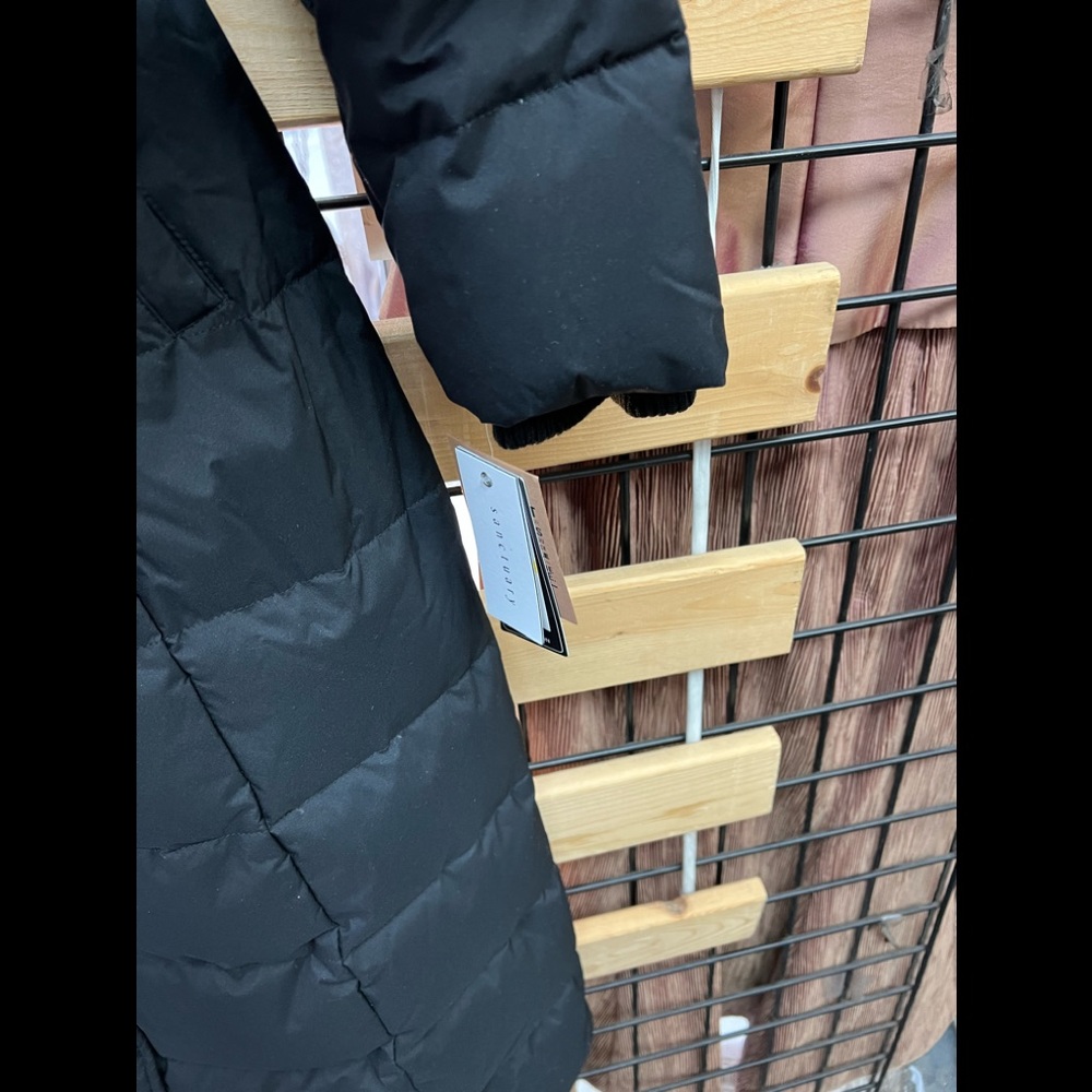 NWT,SANCTUARY
Belted Water Resistant Down & Feather Fill Puffer Coat In Black - Picture 5 of 17